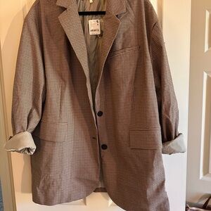 Free People Reggie Blazer in Ginger